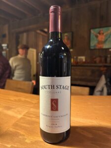 South Stage Cellars Red Wine Special for the month- Cabernet 2018 $34.00